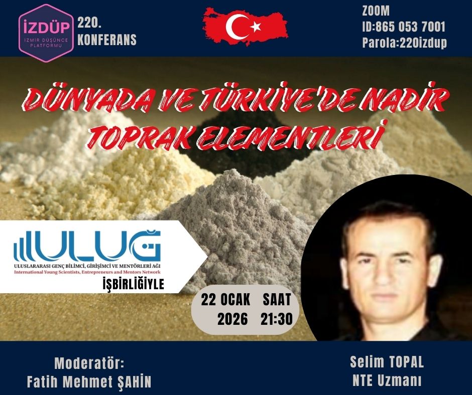 İZMİR DÜŞÜNCE PLATFORMU 220. KONFERANS-ULUG Koordinatörü Fatih Mehmet Şahin