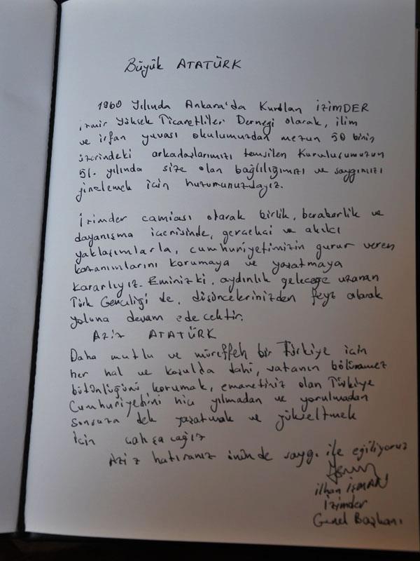 8 Ekim 2011 izimder 51 Yil Anitkabir ziyareti